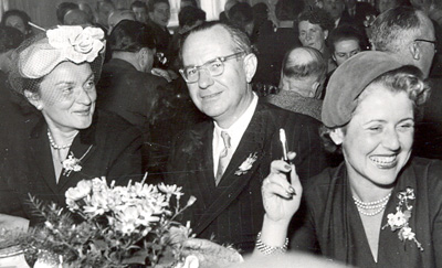 Beim 75-Jahr Firmen-Jubiläum, 1954